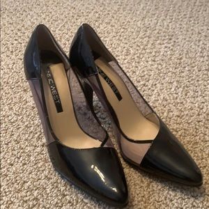 Nine West Stilettos Patent Leather Black 7.5M